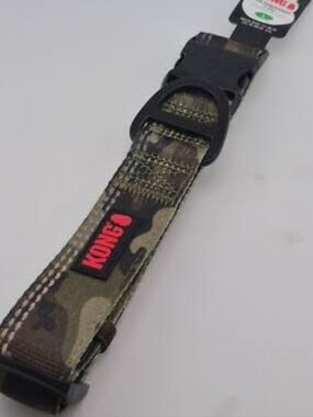 NWT • KONG® Max HD Ultra Durable Padded Dog Collar (Camo) Size SMALL & LARGE
